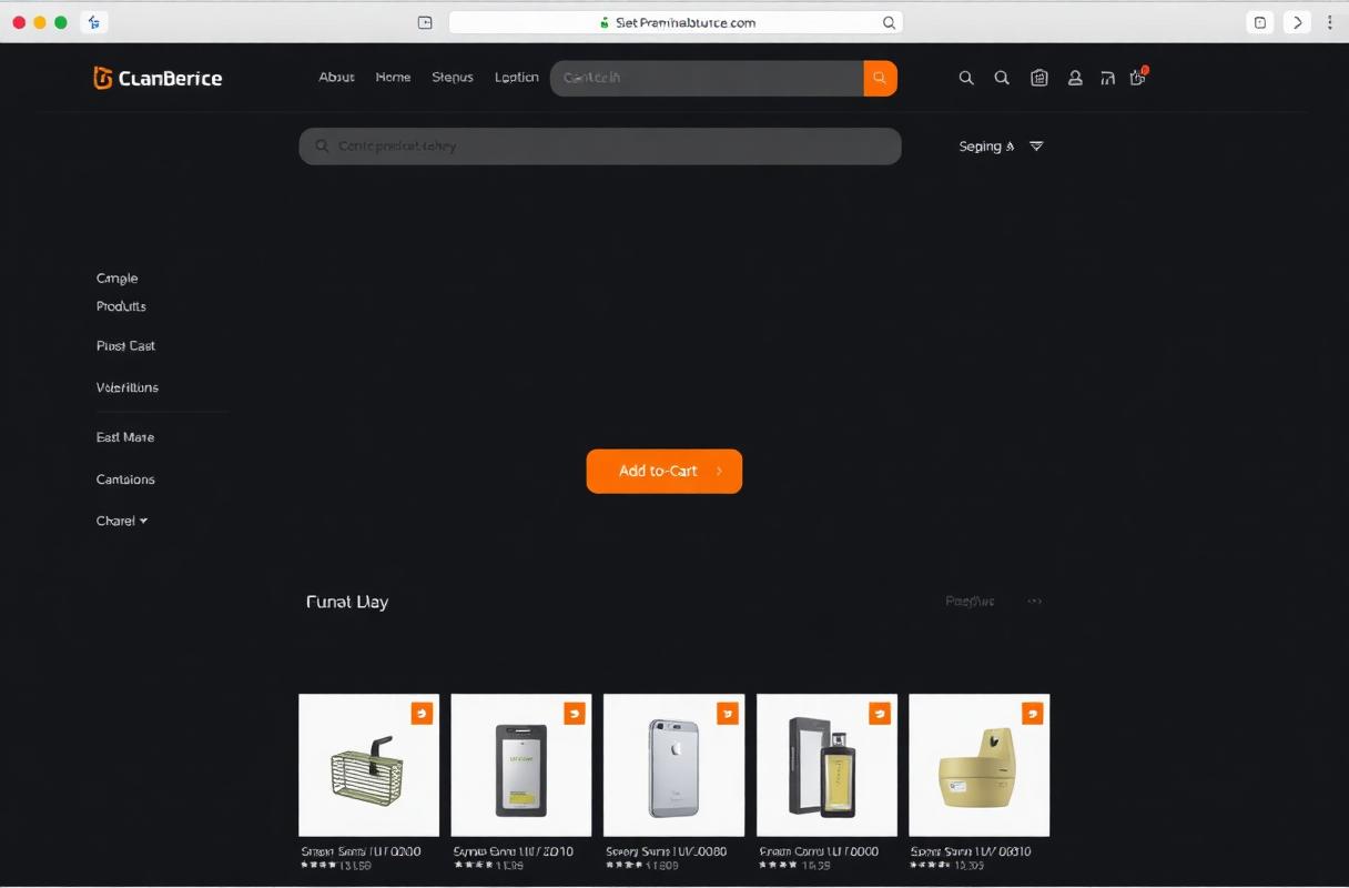 Mockup E-commerce · moda