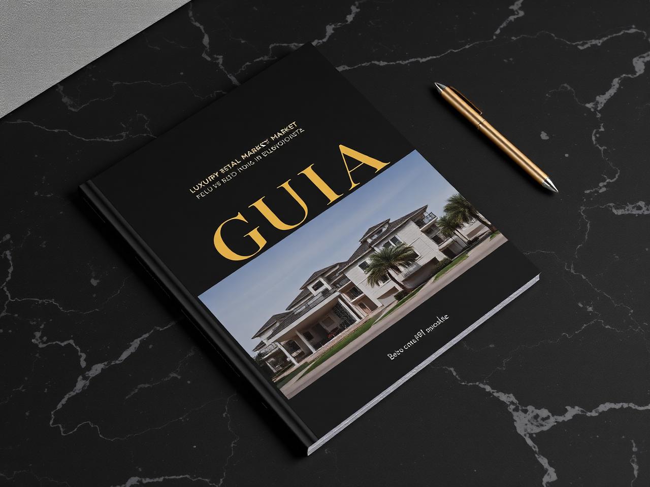 Mockup do guia em PDF sobre imóveis premium subvalorizados em BH